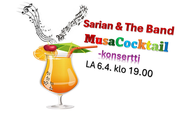 Sarian & The Band, MusaCocktail -konsertti Liput