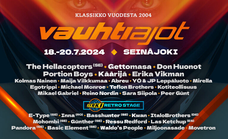 Vauhtiajot Rock & Race Festival 2024 Tickets