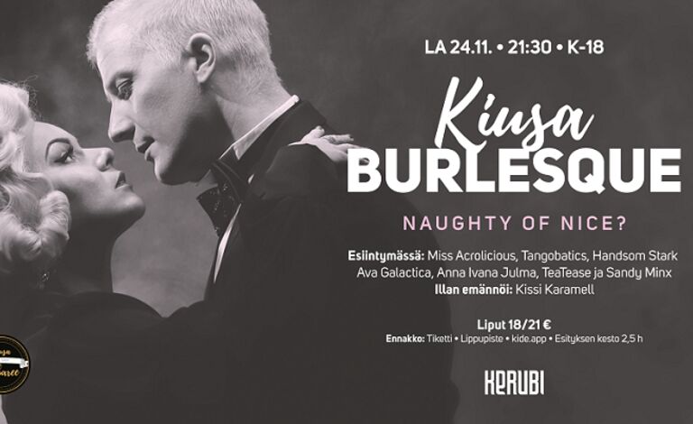 Kiusa Burlesque: Naughty or nice? Liput