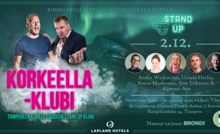 Korkeella Stand Up: syyskausi Liput