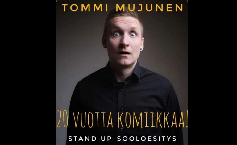 Tommi Mujunen - 20 vuotta komiikkaa! Liput