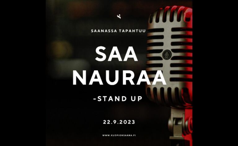 Saa Nauraa Stand Up Liput