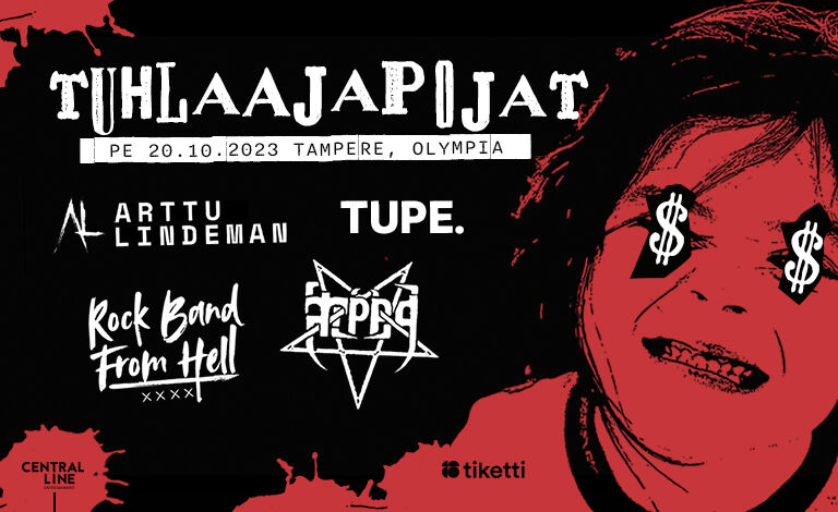Tuhlaajapojat Tour Tampereen Olympiassa