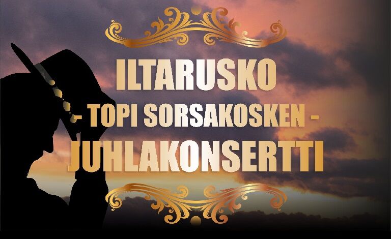 Iltarusko - Topi Sorsakosken juhlakonsertti Liput