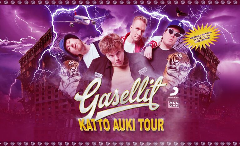 Sawohouse Underground: Gasellit Katto auki -Tour Liput
