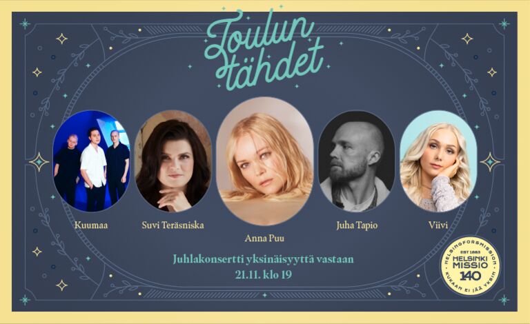 Joulun tähdet -juhlakonsertti Liput