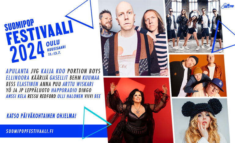 Suomipop Festivaali Oulu 2024 Liput