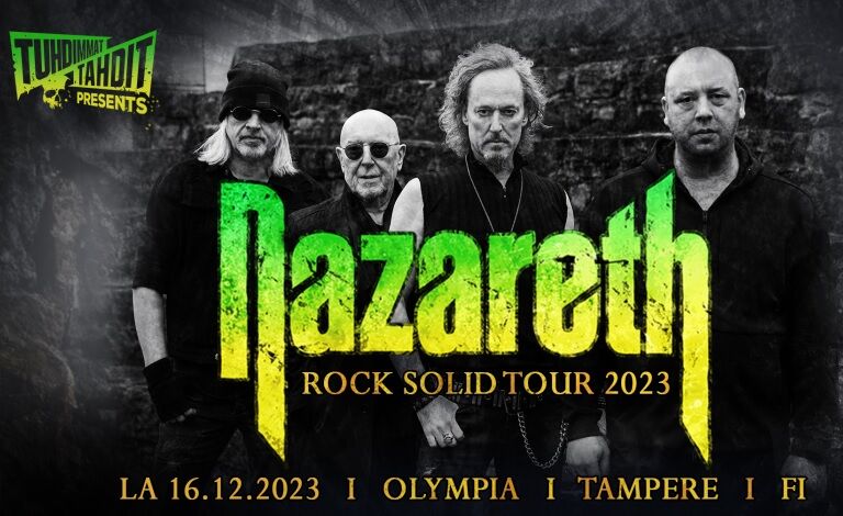 Nazareth - Rock Solid Tour 2023 Tampereen Olympiassa