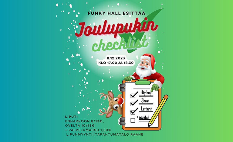 Funky Hallin Joulunäytös; Joulupukin Checklist