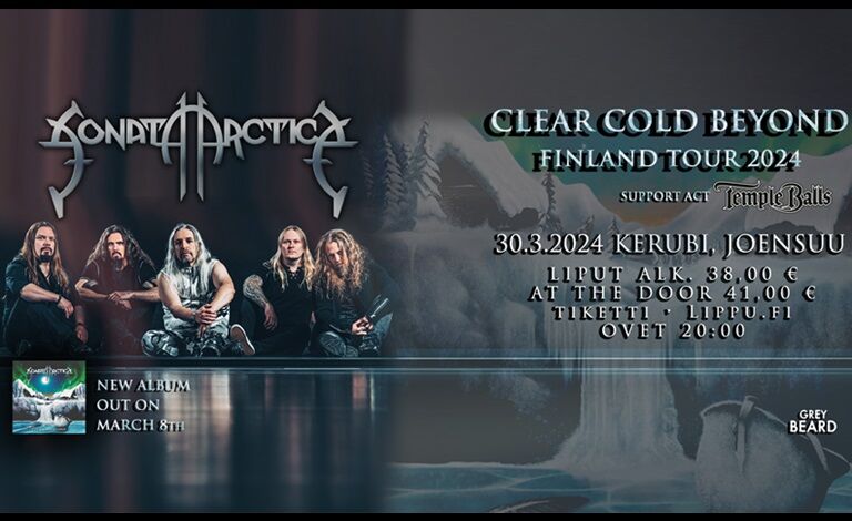 Sonata Arctica: Clear Cold Beyond Finland Tour 2024 Liput