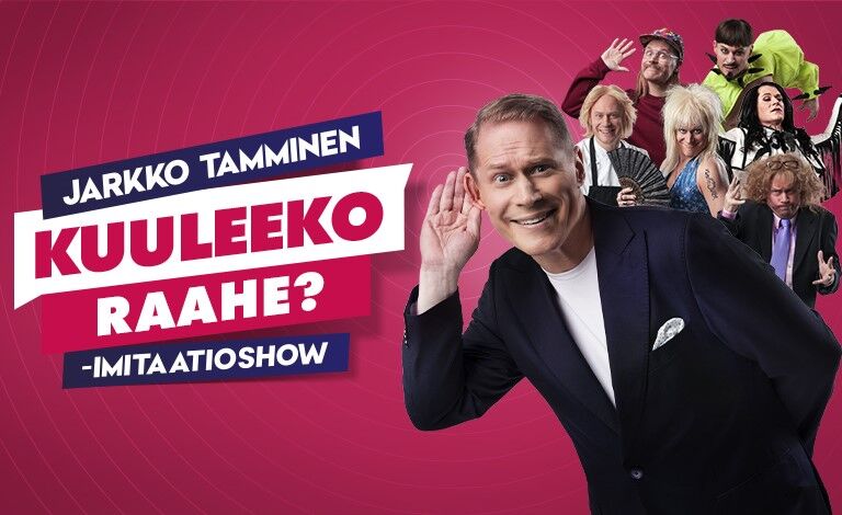 Jarkko Tamminen "Kuuleeko Raahe?" -imitaatioshow