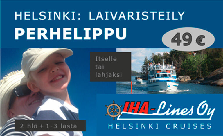 Perhelippu Helsinki-risteilylle Liput