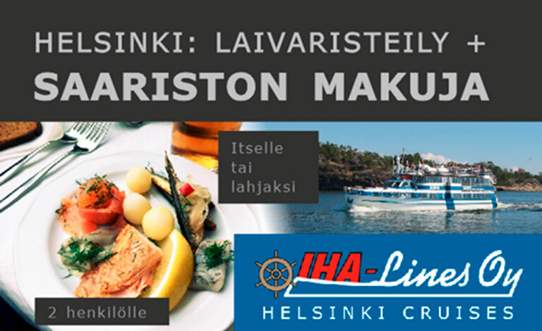 Saariston makuja kahdelle Liput