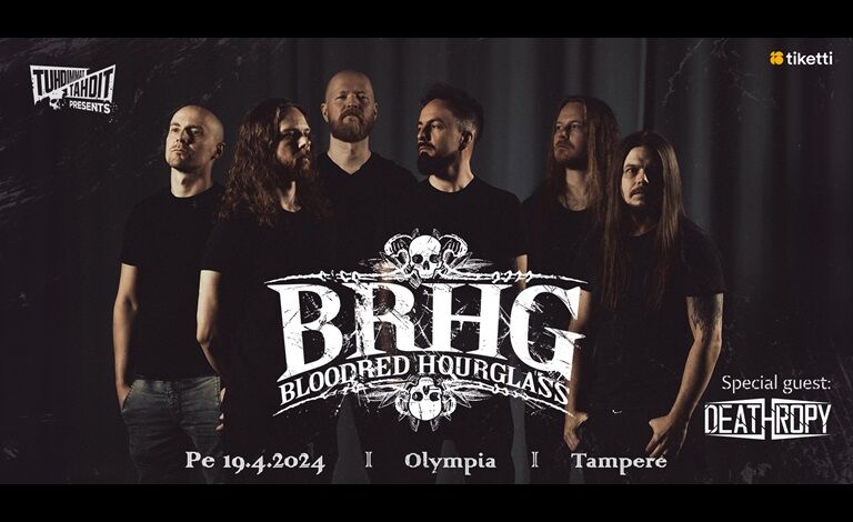 Bloodred Hourglass Tampereen Olympiassa