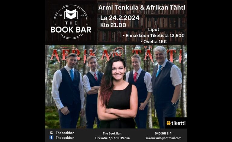The Book Barin tanssit: Armi Tenkula & Afrikan Tähti Liput