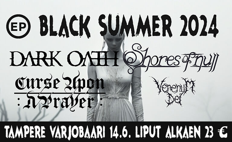 Black Summer 24: Grima (RU), Shores of Null (IT), Ultar (RU), Venenum dei Liput