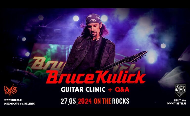 Bruce Kulick (USA) - Guitar Clinic + Q&A, KAF Allstars plays 80's KISS Liput