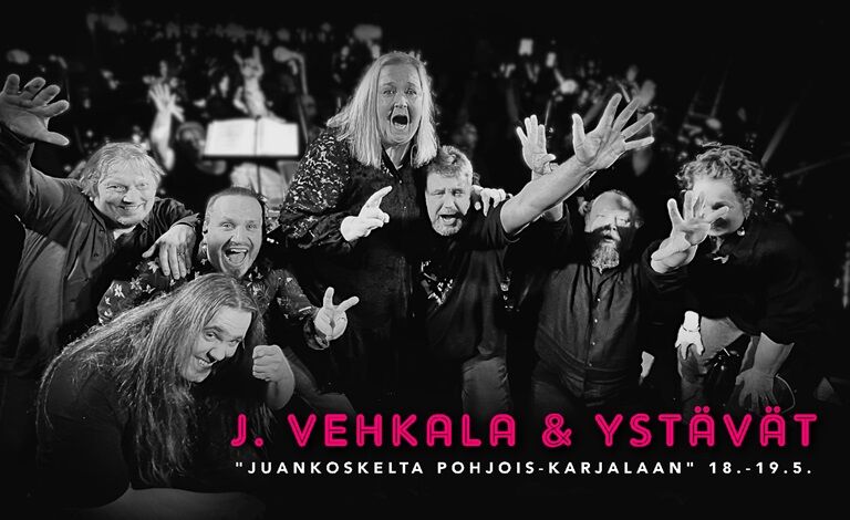 J. Vehkala & Ystävät: Juankoskelta Pohjois-Karjalaan Liput