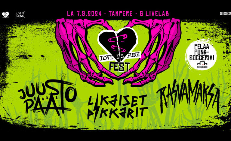 Love Is Punk Fest: Juustopäät, Likaiset pikkarit, Rasvamaksa Liput