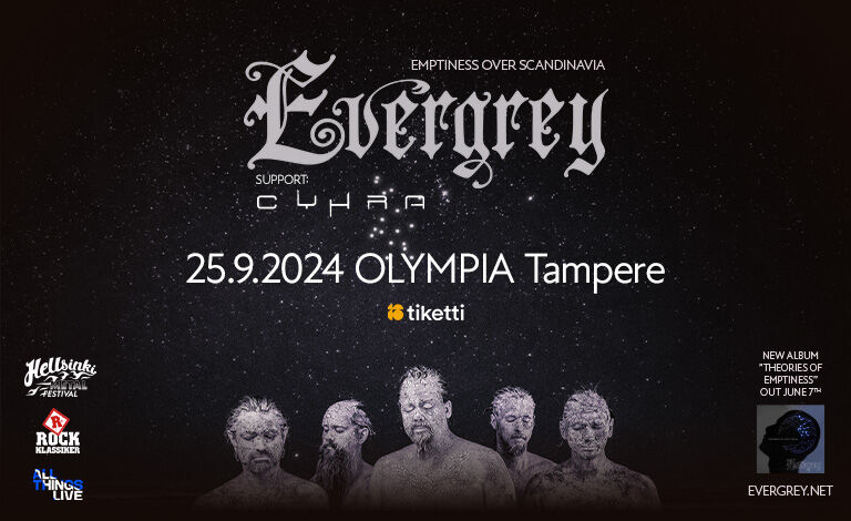Hellsinki Metal Festival presents: Evergrey (SWE), Cyhra (SWE) Liput