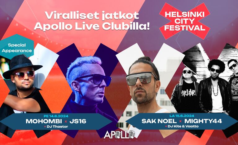 Helsinki City Festival – Viralliset jatkot Liput