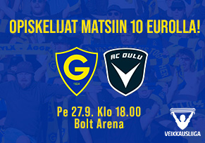 Tuplaboksi / Gnistan - AC Oulu