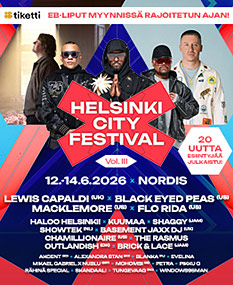Boksi / Helsinki City Festival 2026 päiväliput myyntiin