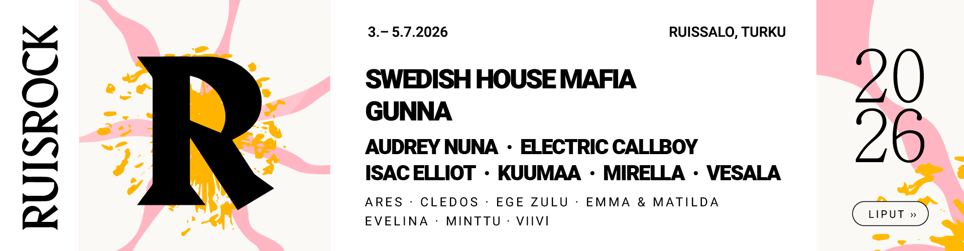 Paraati / Ruisrock 2026 julkka