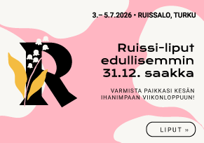 Tuplaboksi / Ruisrock lipunhinnat nousee