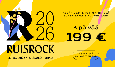 Tuplaboksi / Ruisrock super early bird 2026