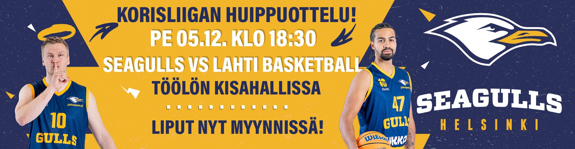 Paraati / Helsinki Seagulls - Lahti Basketball pe 5.12.