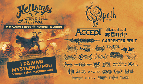 Tuplaboksi / Hellsinki Metal Festival 2026 mysteerilippu