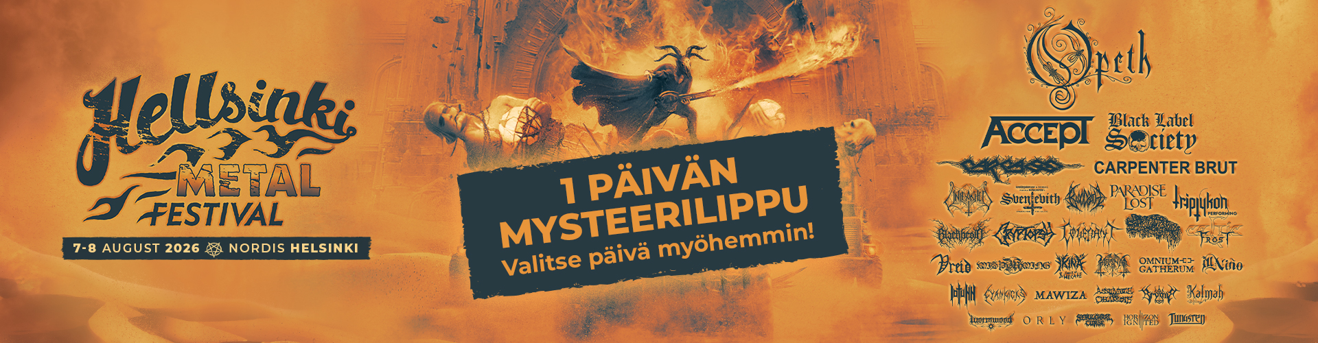 Paraati / Hellsinki Metal Festival 2026