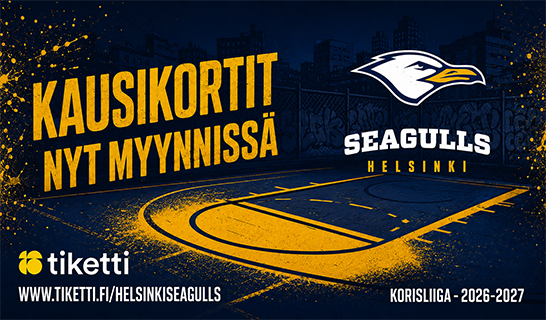 Tuplaboksi /Helsinki Seagulls kausikortti 2026-2027