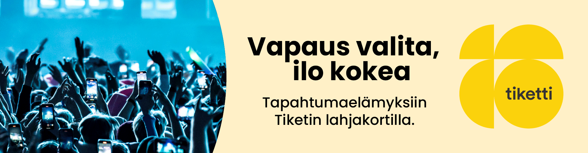 Paraati / Tiketti lahjakortti