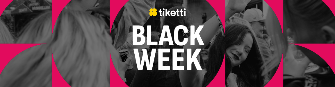 Black Week - lippuja rajoitetusti maanantaista sunnuntaihin